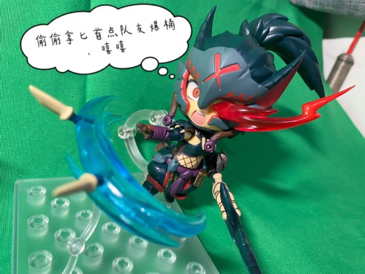 粘土人#1284 怪物猎人：世界 女猎人 迅龙α