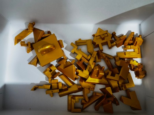 ULTIMAGEAR 游戏王 千年积木用收纳箱 黄金柜