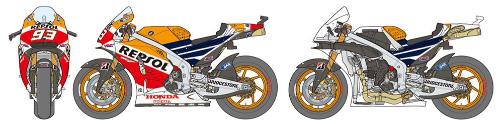 1/12 摩托车系列 No.130 REPSOL(本田) Honda RC213V '14