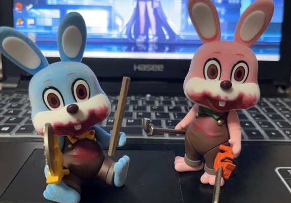 粘土人#1811b 寂静岭3 扑杀兔 (蓝色)