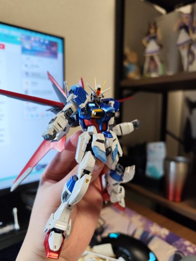 RG 1/144 机动战士高达SEED DESTINY  ZGMF-X56S/β 威力/强攻型脉冲高达 钛金属色电镀版