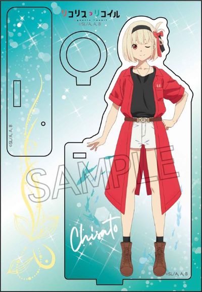 莉可丽丝 亚克力笔架立牌2