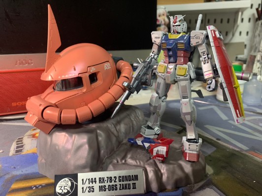RG RX-78-2高达 & 夏亚专用扎古头像 Premium Ver.