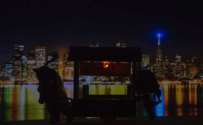 多姿骷髅 关东煮摊档布景