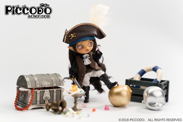 PICCODO 海盗套装 配件+娃衣 船长