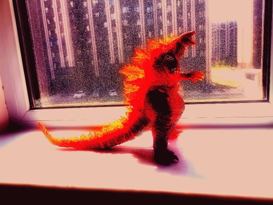 S.H.MonsterArts 哥斯拉2：怪兽之王 红莲哥斯拉 (2019)