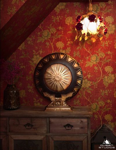 DC系列 神奇女侠 盾牌 道具复制品 宝丽石版