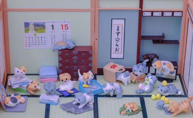 粘土人场景系列#2 和风生活A 和室餐厅