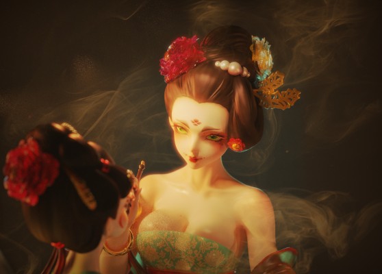 CHE手办原型大赛参赛品 《点绛唇》