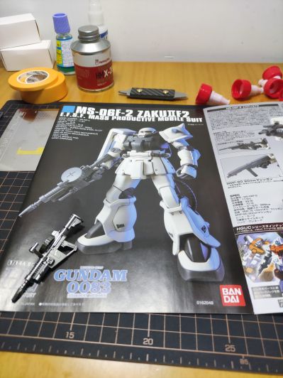 HGUC 1/144 	机动战士高达0083 星尘的回忆 	MS-06F2 扎古II后期型 联邦样式