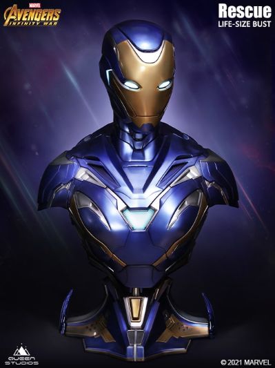 漫威系列 复仇者联盟4：终局之战 救援（佩珀·波兹） 49号装甲 胸像