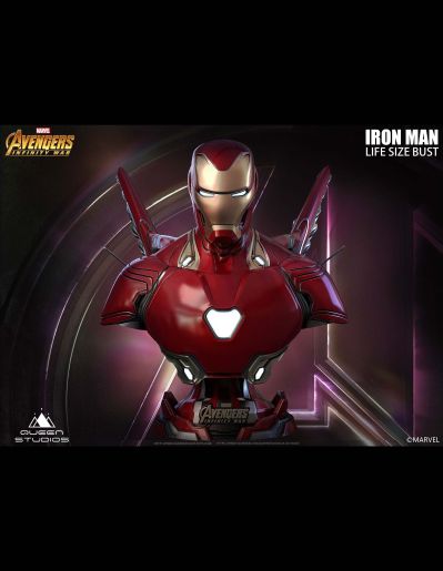 漫威系列 复仇者联盟3：无限战争 钢铁侠 五十号装甲 胸像