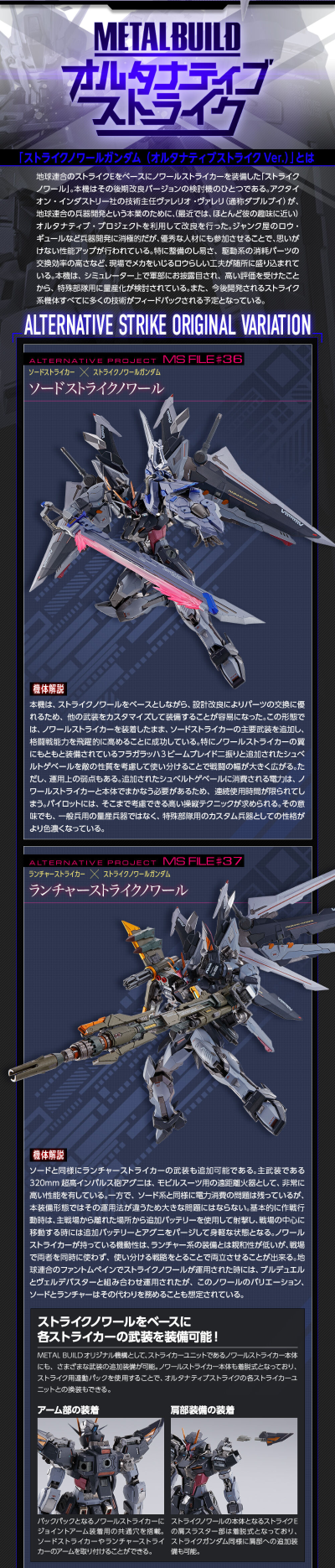 METAL BUILD 机动战士高达SEED C.E.73 观星者 漆黑强袭高达（新生强袭版）