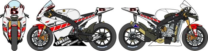 1/12 摩托车系列No.105 雅马哈 YZR-M1  50周年纪念 瓦伦西亚版