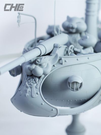 CHE手办原型大赛参赛品 猫兵鼠将-五翼斗舰