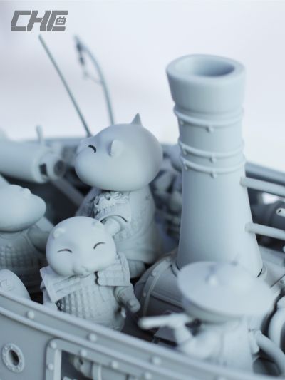 CHE手办原型大赛参赛品 猫兵鼠将-五翼斗舰