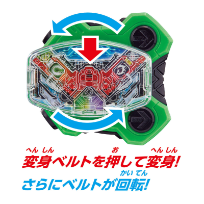 假面骑士极狐系列 叹号宝箱001+DX双骑驱动升级带扣套装（暂译）