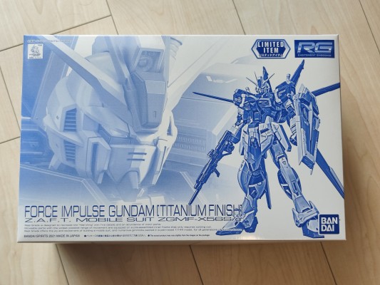 RG 1/144 机动战士高达SEED DESTINY  ZGMF-X56S/β 威力/强攻型脉冲高达 钛金属色电镀版