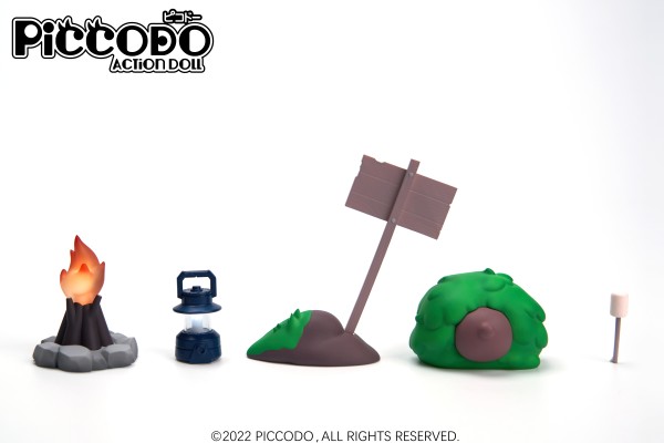 PICCODO ACTION DOLL 露营用小道具套装