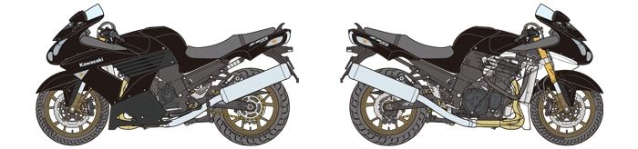 1/12 摩托车系列 No.111 川崎 ZZR1400