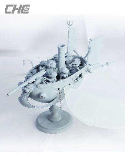 CHE手办原型大赛参赛品 猫兵鼠将-五翼斗舰