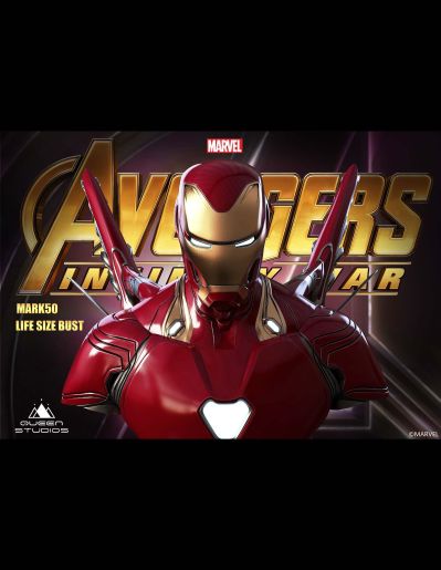 漫威系列 复仇者联盟3：无限战争 钢铁侠 五十号装甲 胸像