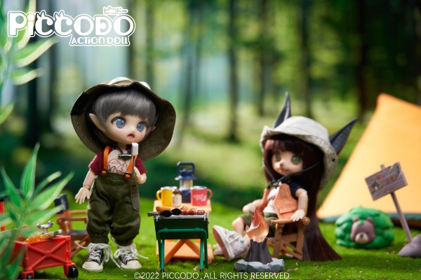 PICCODO ACTION DOLL 露营用小道具套装