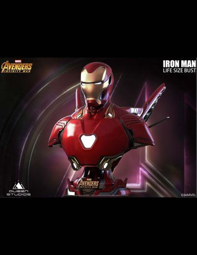 漫威系列 复仇者联盟3：无限战争 钢铁侠 五十号装甲 胸像