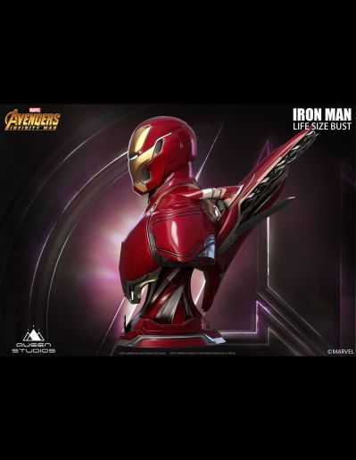 漫威系列 复仇者联盟3：无限战争 钢铁侠 五十号装甲 胸像