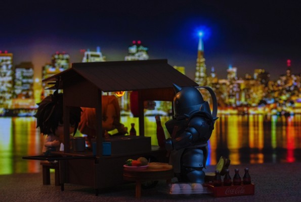 多姿骷髅 关东煮摊档布景