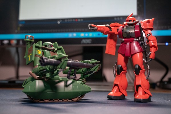 ROBOT魂＜机动战士系列＞ MS-06V-6 扎古坦克（绿猕猴）剧中版