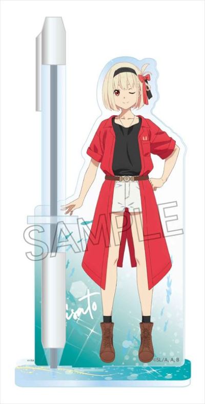 莉可丽丝 亚克力笔架立牌2