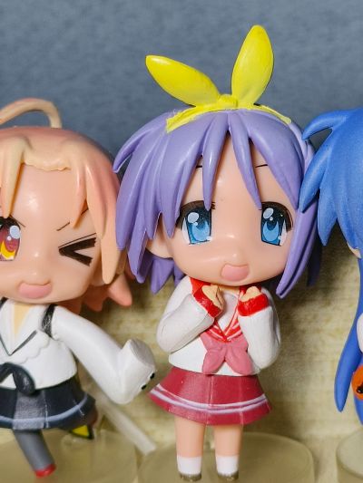 迷你黏土人 幸运星 柊镜 School Uniform 