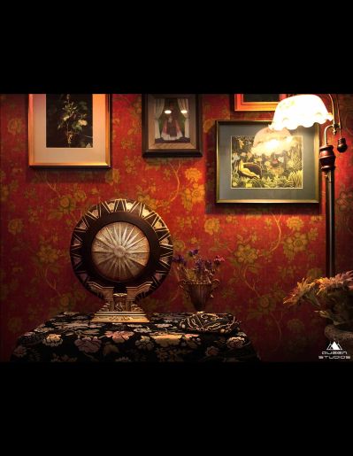 DC系列 神奇女侠 盾牌 道具复制品 宝丽石版