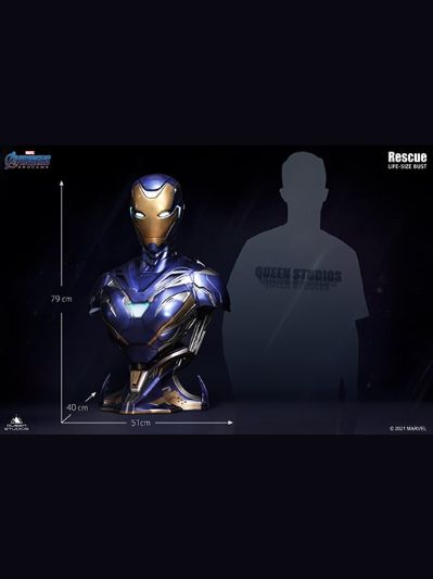 漫威系列 复仇者联盟4：终局之战 救援（佩珀·波兹） 49号装甲 胸像