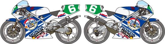 1/12 摩托车系列No.110 味之素 本田 NSR250 '90