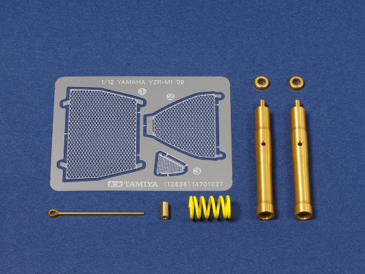 细节部件（摩托车型号用） No.36 1/12 雅马哈 YZR-M1 '09 前叉套件