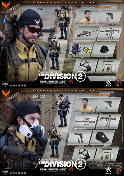 SSG-005/006 全境封锁2 布莱恩·约翰逊 特工