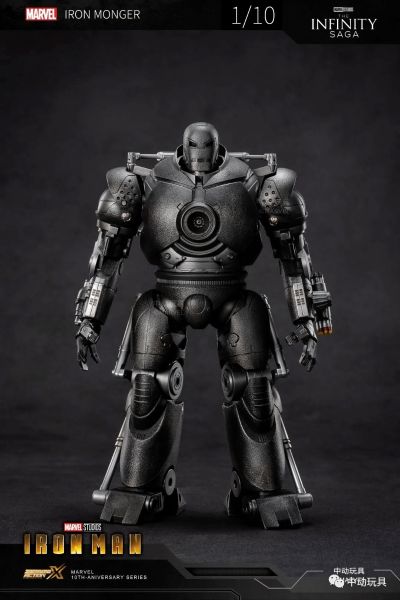 钢铁侠 铁霸王+钢铁侠 3号装甲 发光版