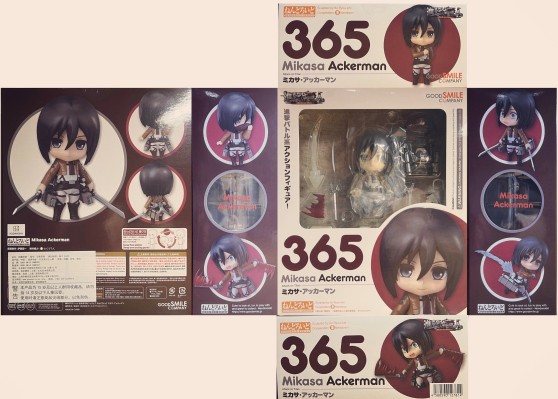 粘土人 #365 进击的巨人 三笠·阿克曼