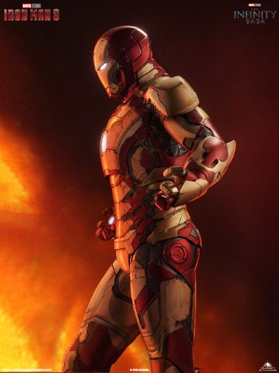 漫威系列 钢铁侠3 钢铁侠 42号装甲 全身像