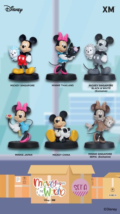 米奇环游世界 公仔