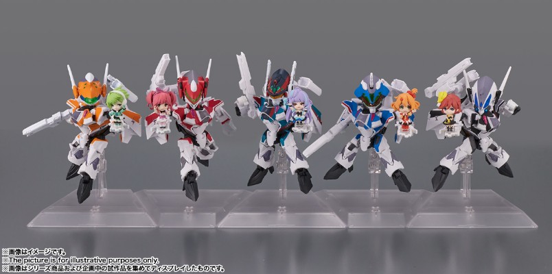 TINY SESSION 超时空要塞DELTA  VF-31F 齐格飞（梅瑟机）+要·巴卡妮雅