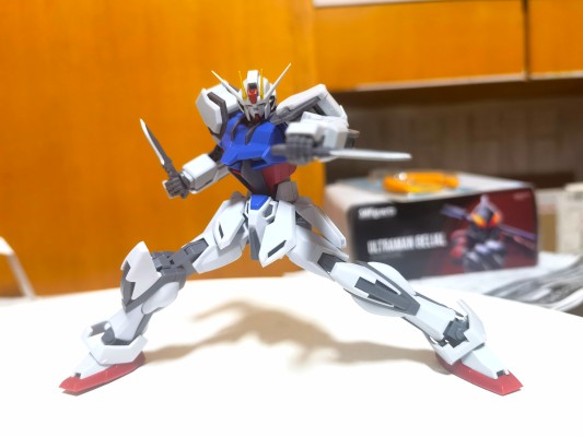 ROBOT魂＜机动战士系列＞ 机动战士高达SEED AQM/E-X01 翔翼型强袭装备+特效配件包 剧中版