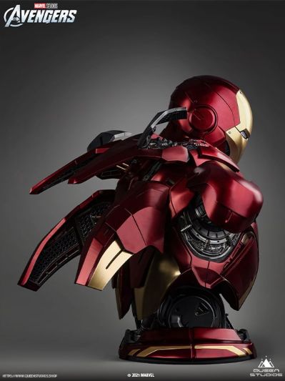 漫威系列 复仇者联盟 钢铁侠 7号装甲 胸像