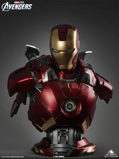 漫威系列 复仇者联盟 钢铁侠 7号装甲 胸像
