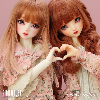 Super Dollfie SDGr女孩 抹茶 PINK HOUSE 五十周年纪念款