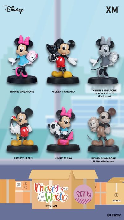 米奇环游世界 公仔