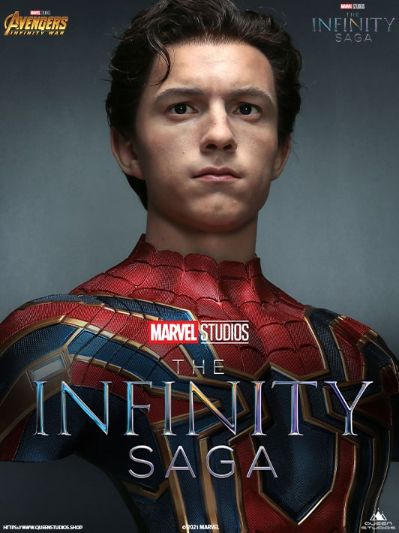 漫威系列 复仇者联盟3：无限战争 钢铁蜘蛛侠 胸像