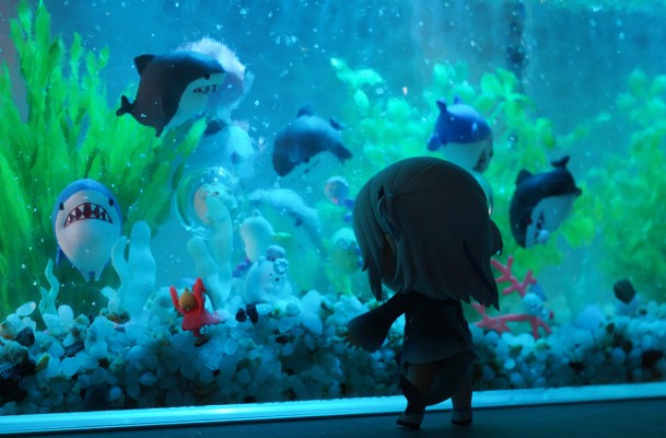 角落小伙伴 漂浮 海洋瓶